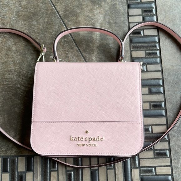 Kate Spade Staci Square Crossbody Chalk Pink